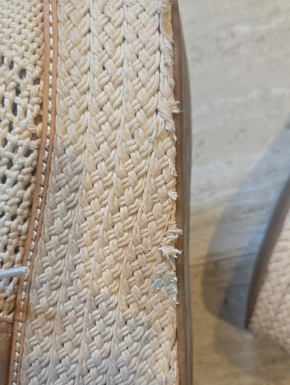 Jeffrey Campbell Curran Tie Jute/Crochet Platform Espadrille